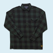 Polo Sport Polo Sweatshirt 00er, grün/schwarz, L/XL
